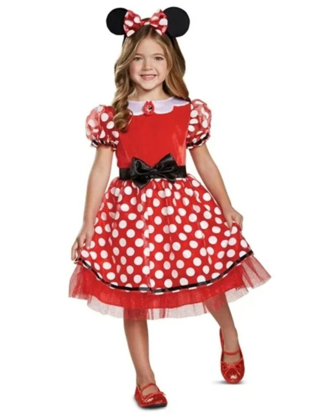 Disney's Girl's Minnie Mouse Halloween Costume Medium (8-10)